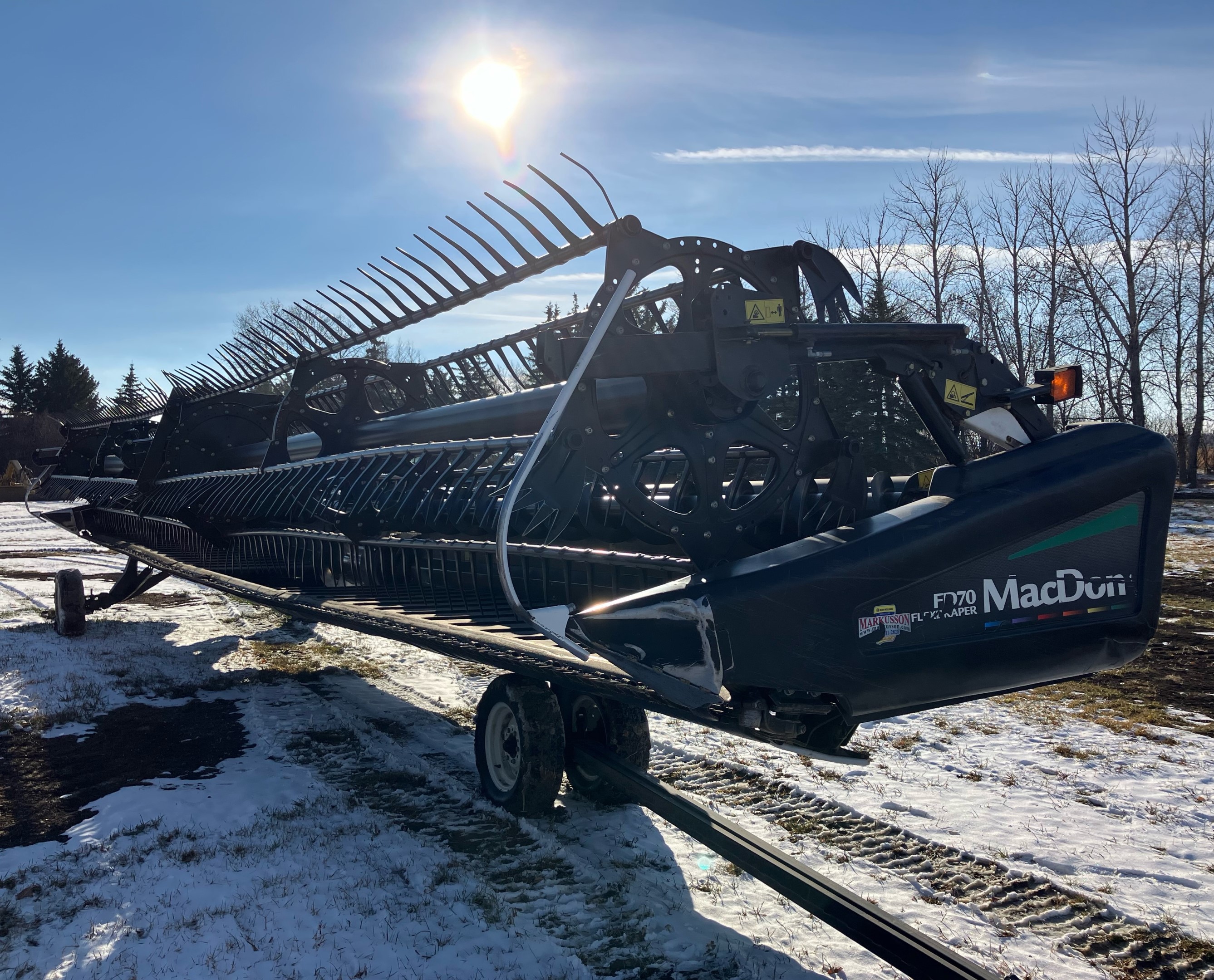 2012 MacDon FD70-40 Header Draper Flex