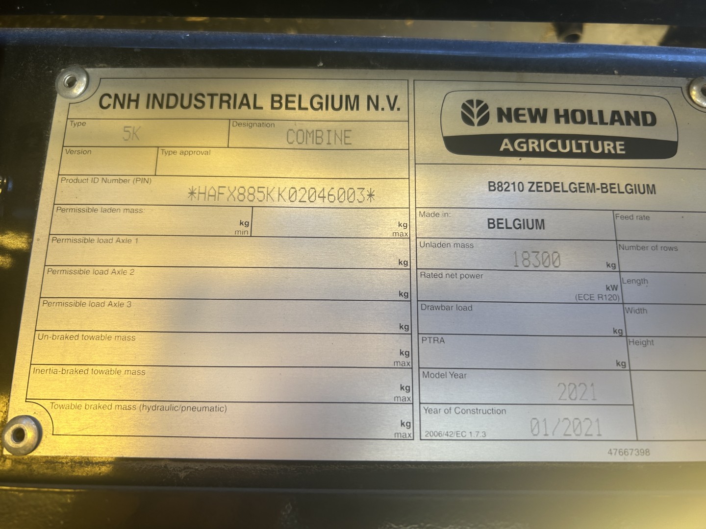 2021 New Holland CX8.80 Combine