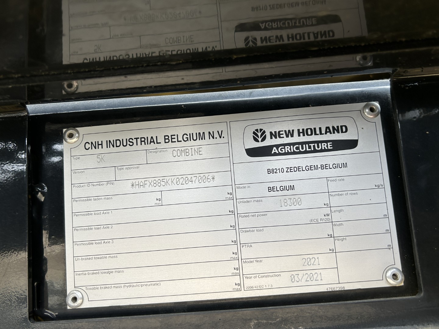 2021 New Holland CX8.80 Combine