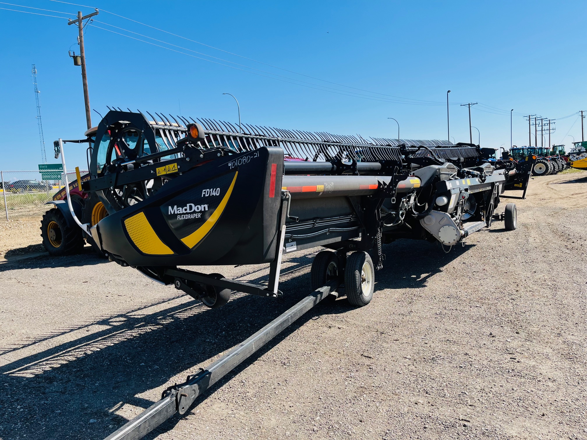 2021 MacDon FD140 Header Combine