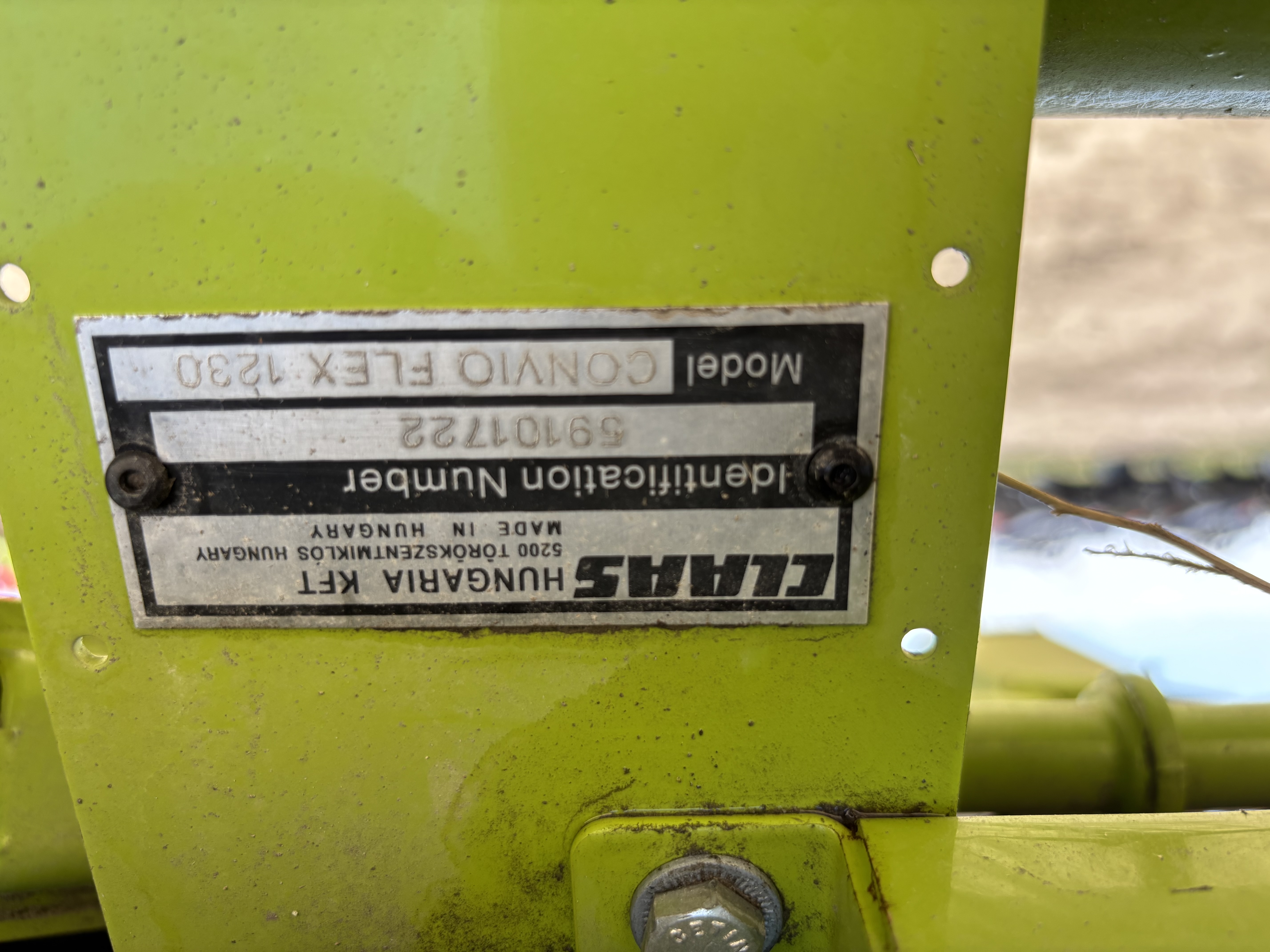 2023 CLAAS Convio 1230 Header Flex