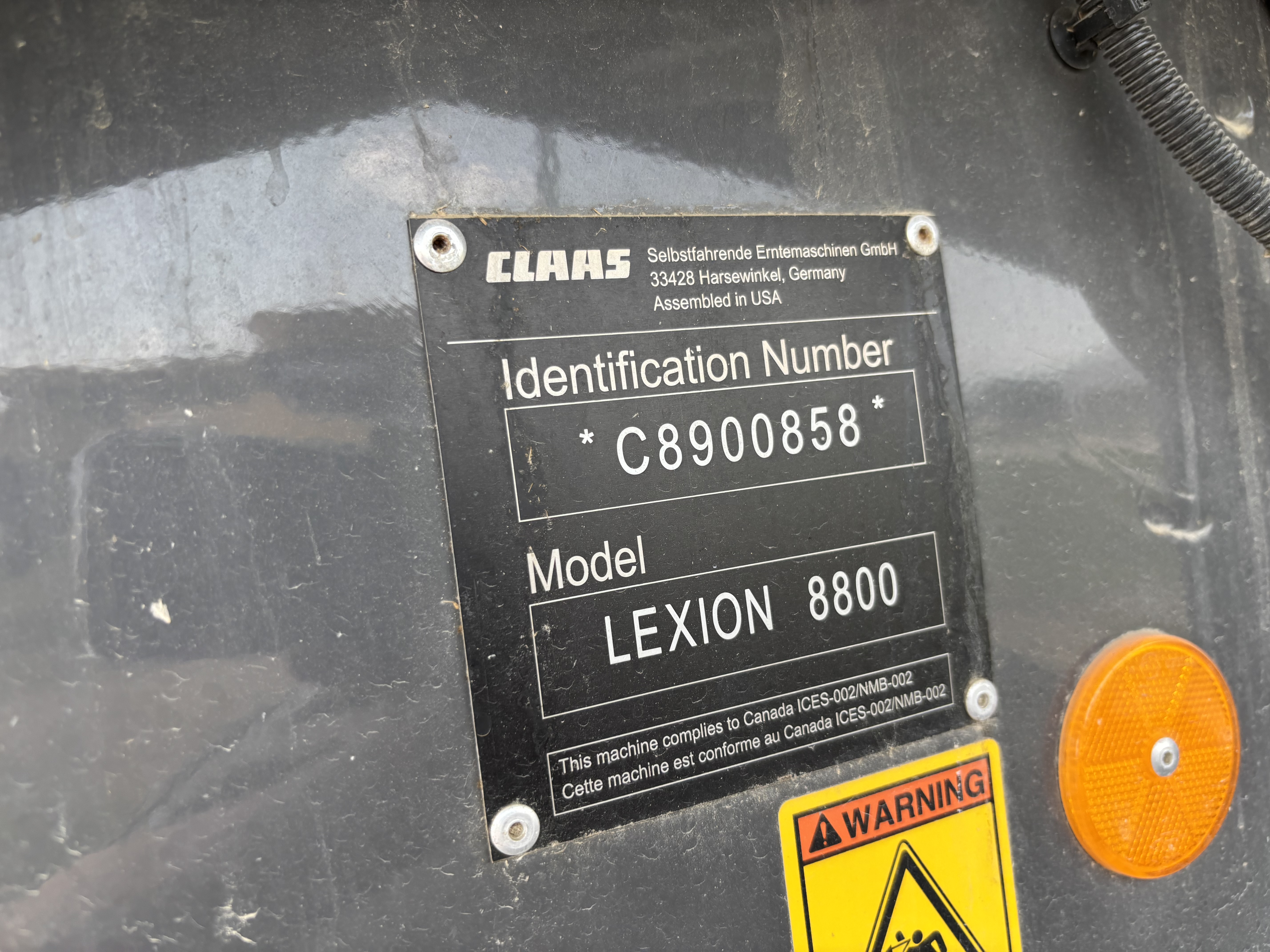 2022 CLAAS 8800TT Combine