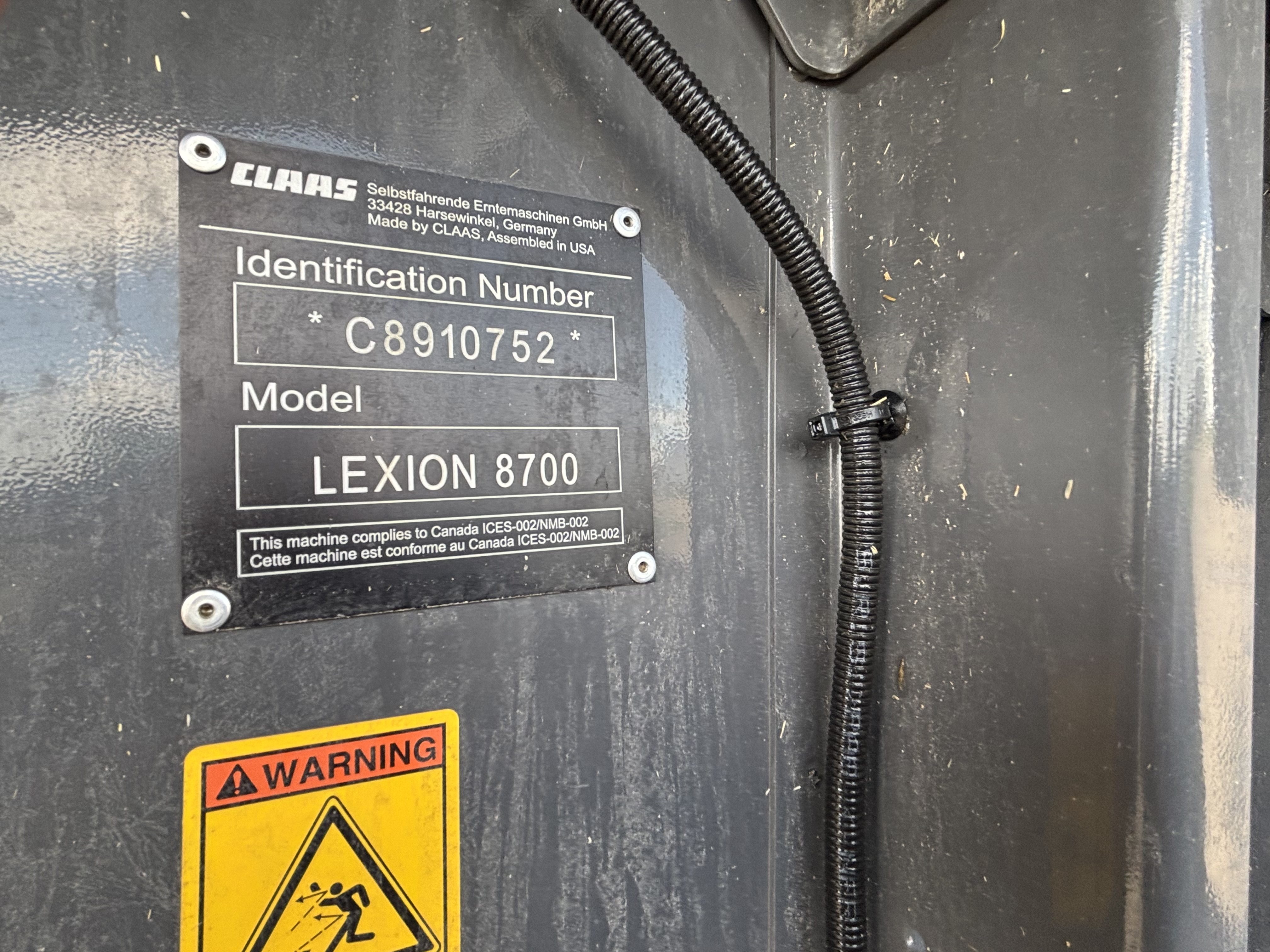 2024 CLAAS 8700TT Combine