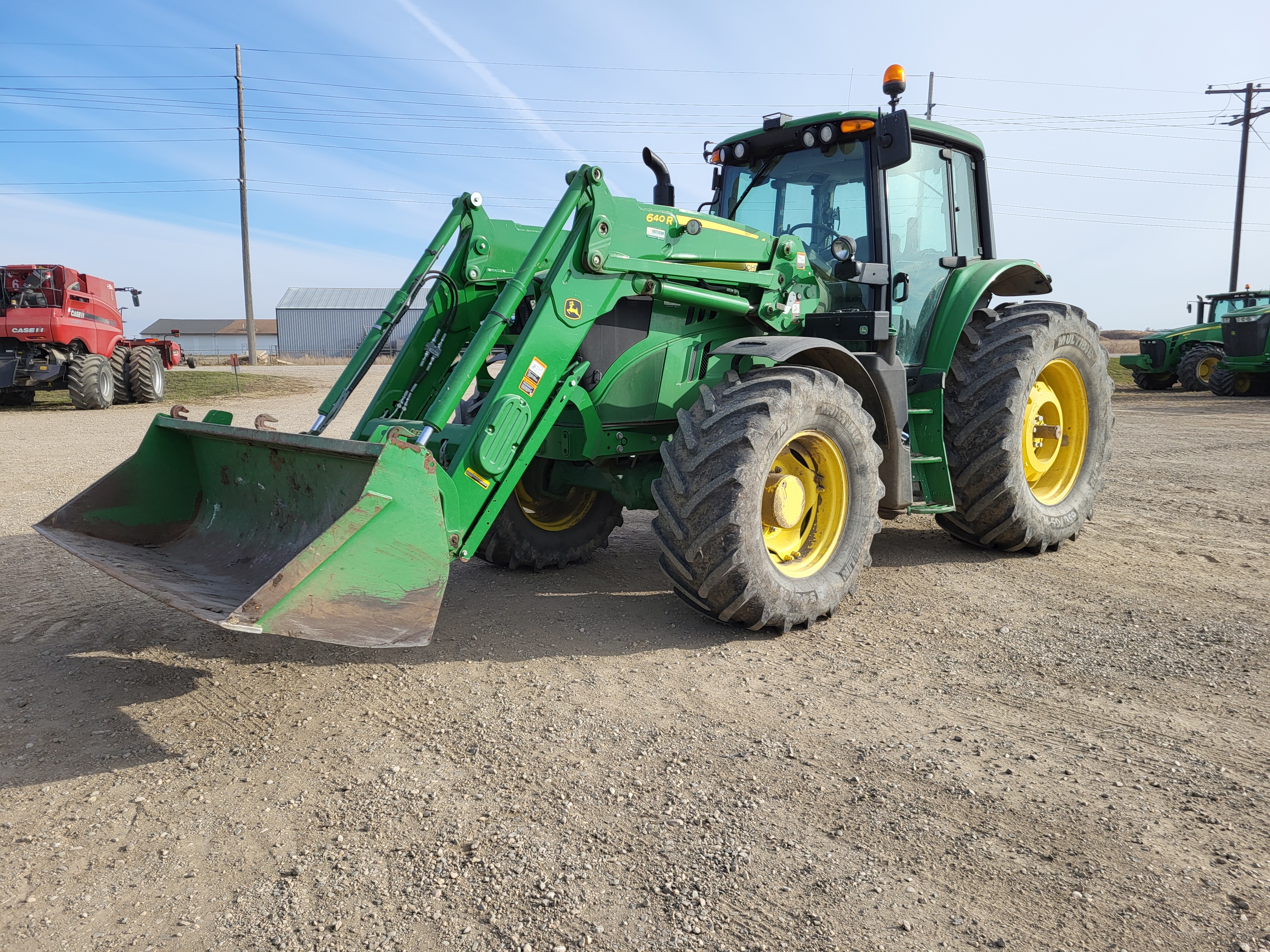 2018 John Deere 6155M Cab Tractor