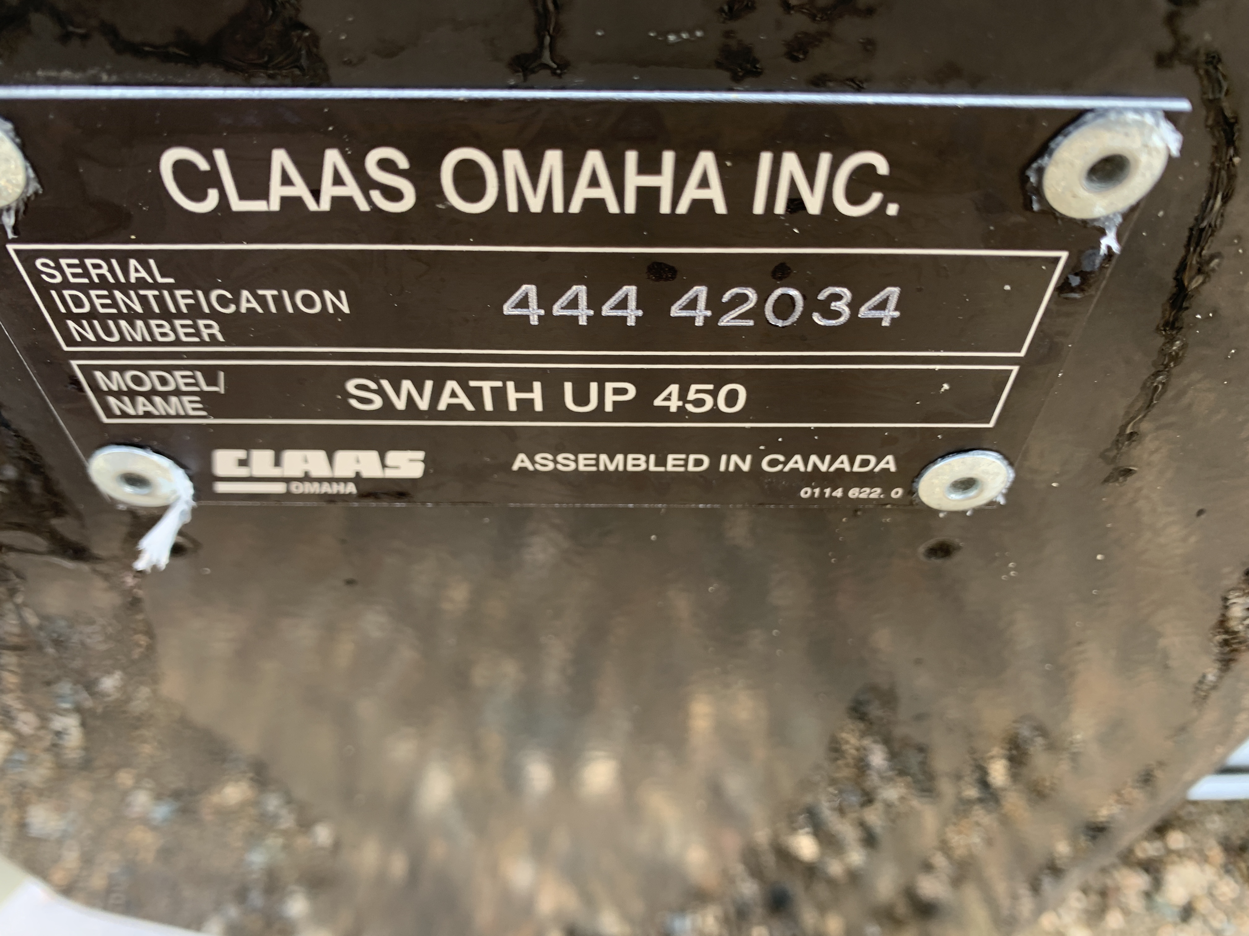 2020 CLAAS 450 Header Pickup