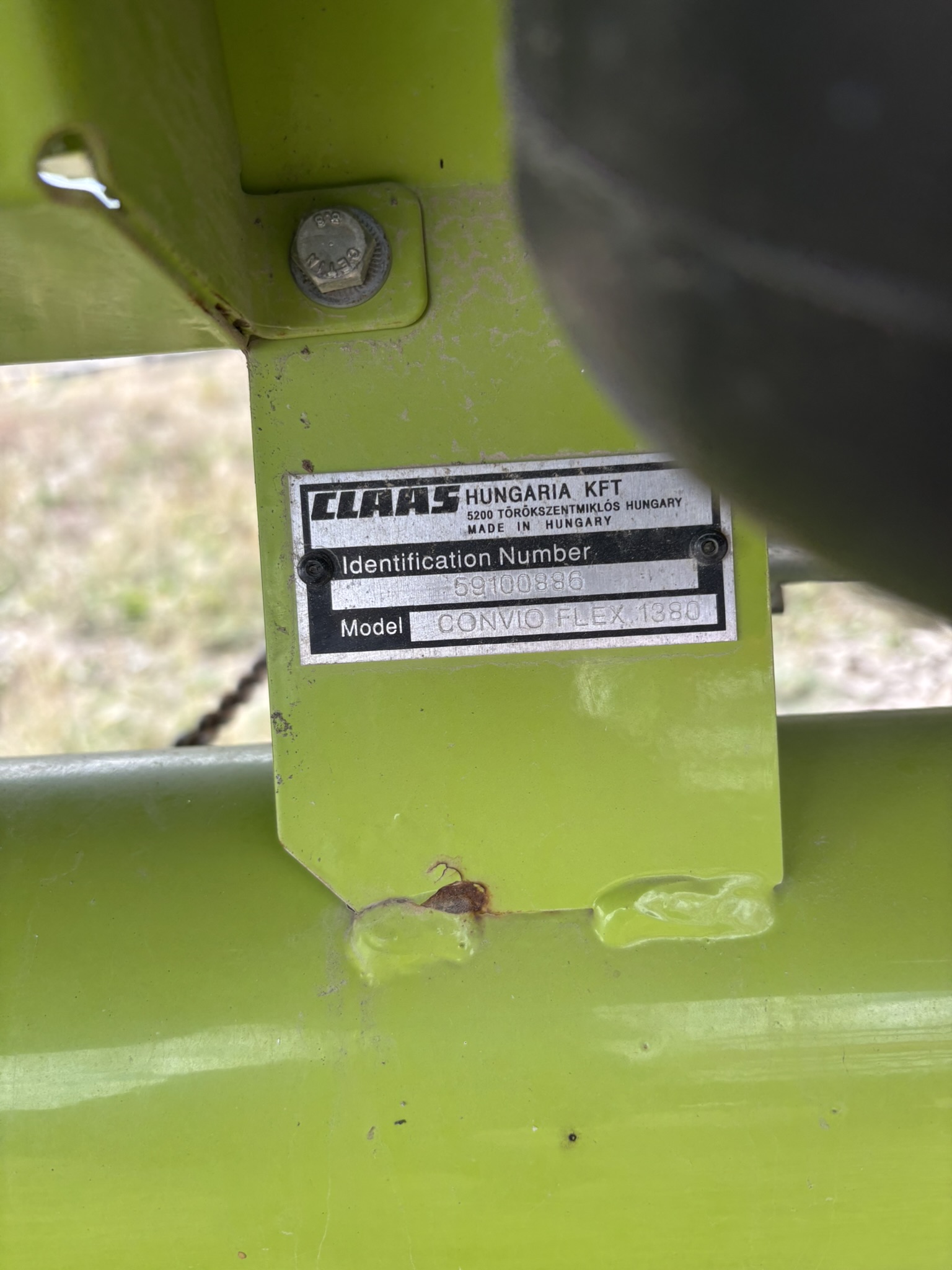 2022 CLAAS Convio Flex 1380 Header Draper Flex