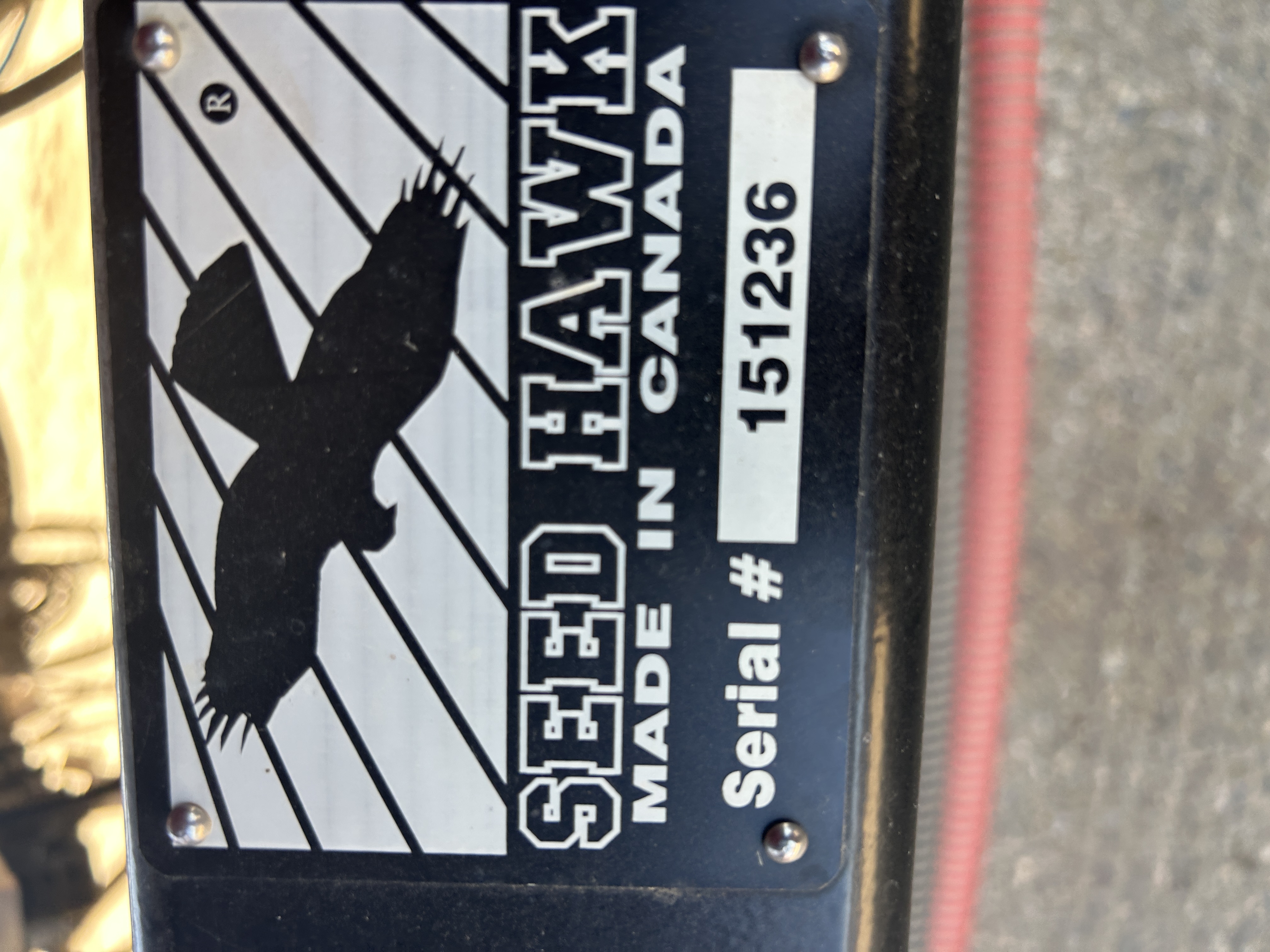 2016 Seed Hawk 8012 & 800 Air Drill