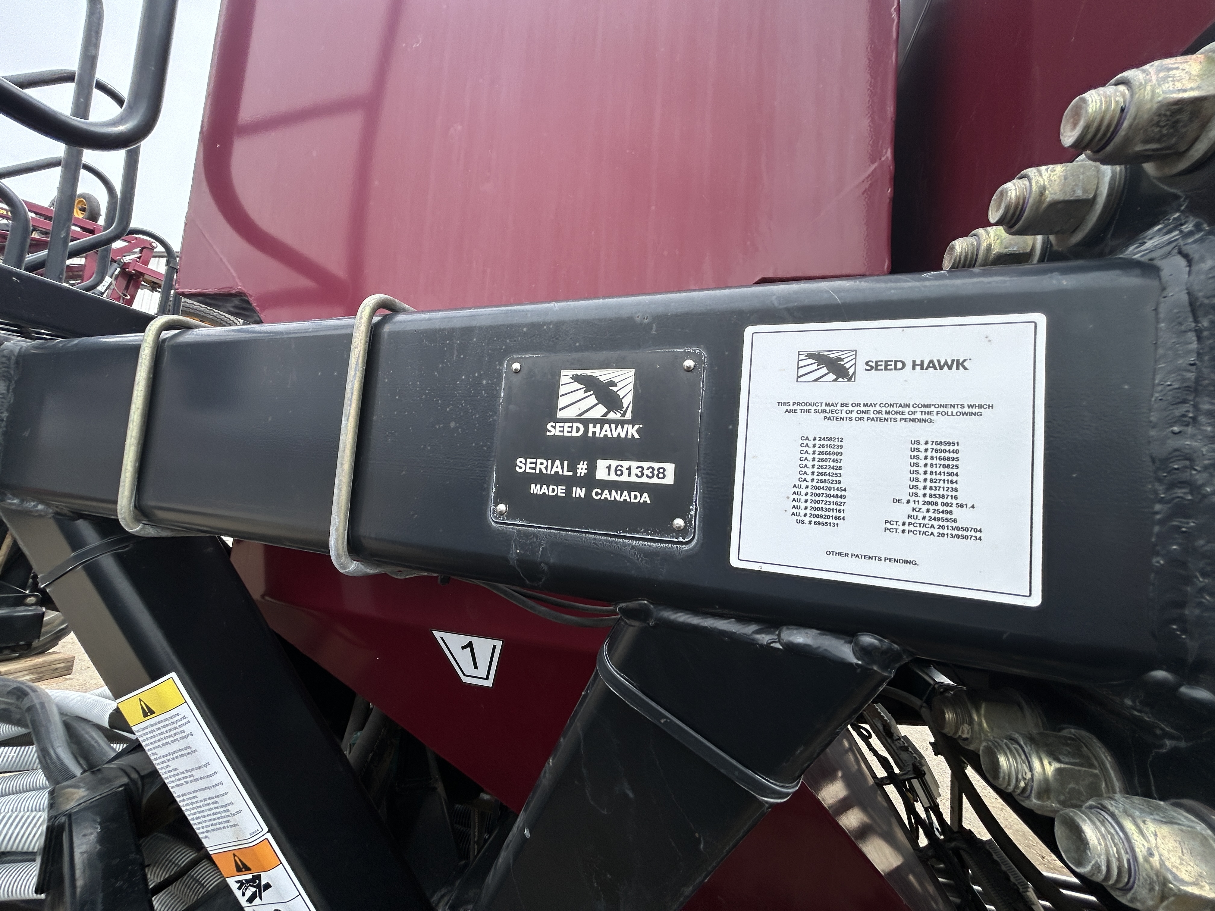 2017 Seed Hawk 8412 & 980 Air Drill