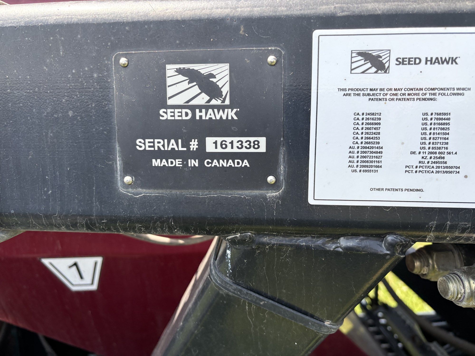 2017 Seed Hawk 8412 & 980 Air Drill