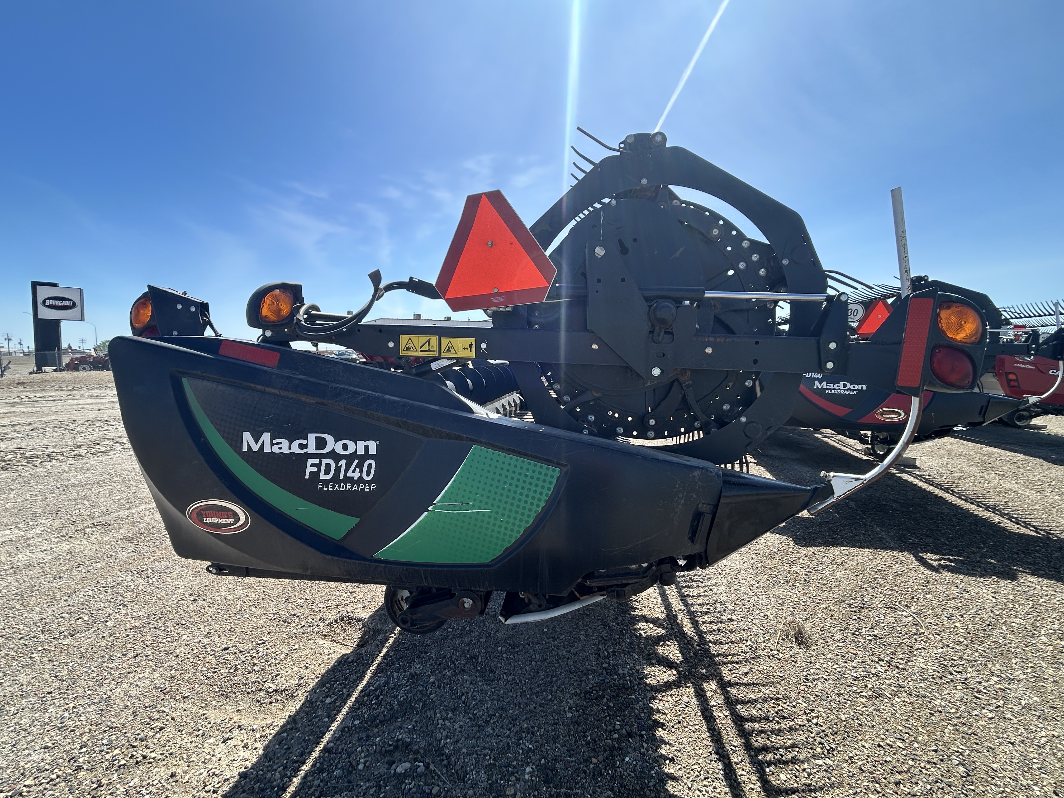 2018 MacDon FD140 Header Draper Flex