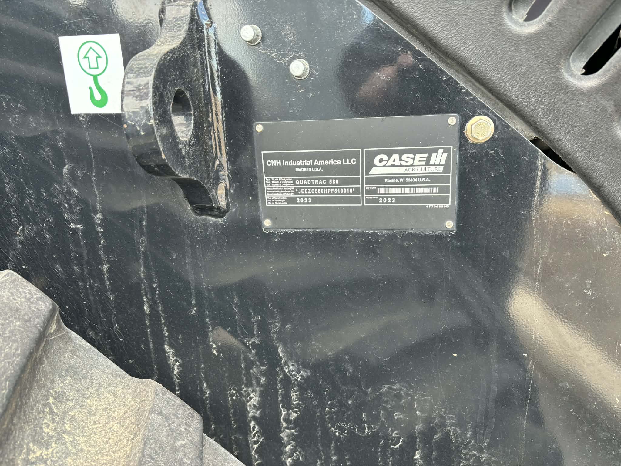 2023 Case IH Steiger 580QT Tractor 4WD