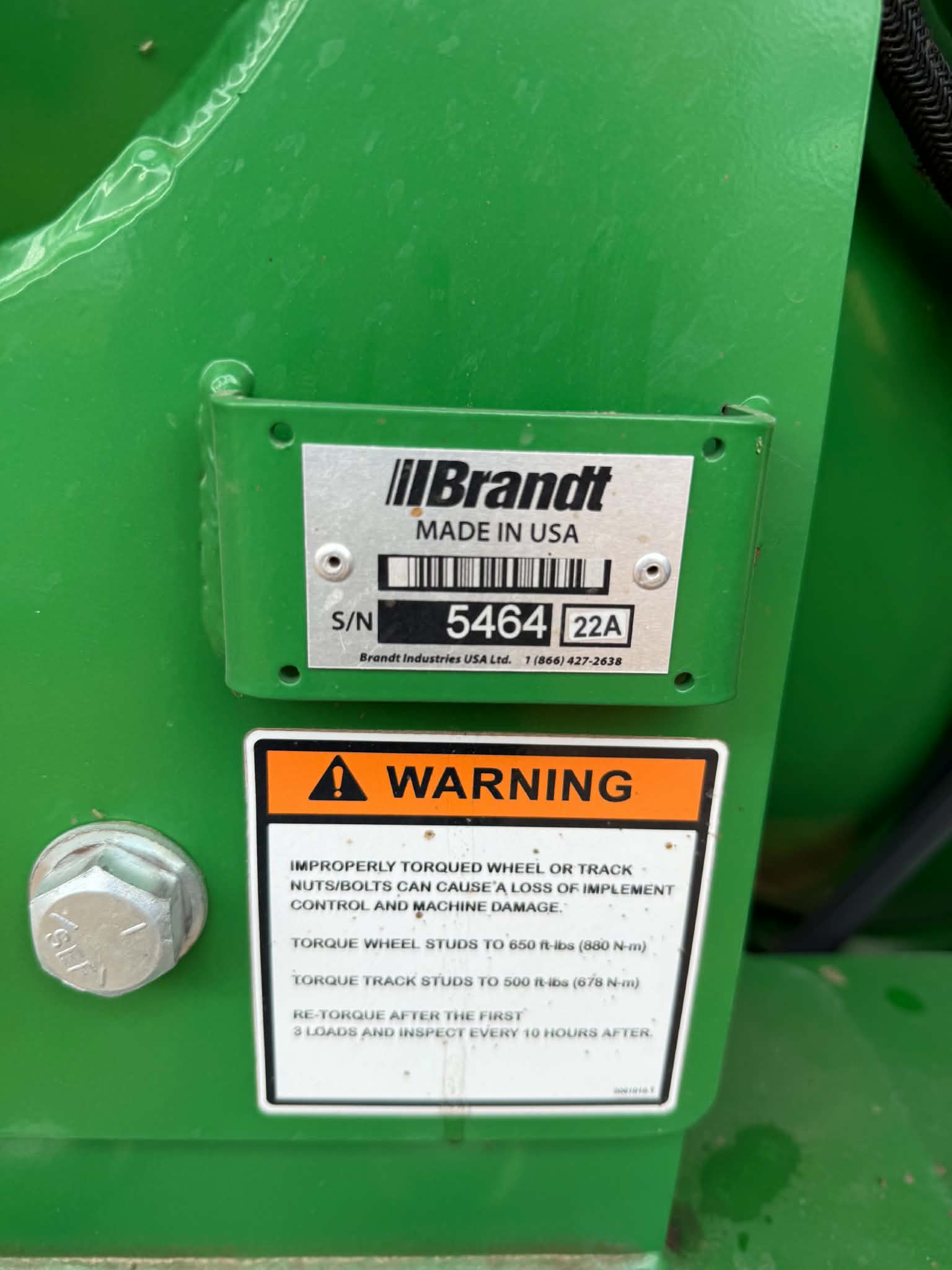 2023 Brandt 1520XT Grain Cart