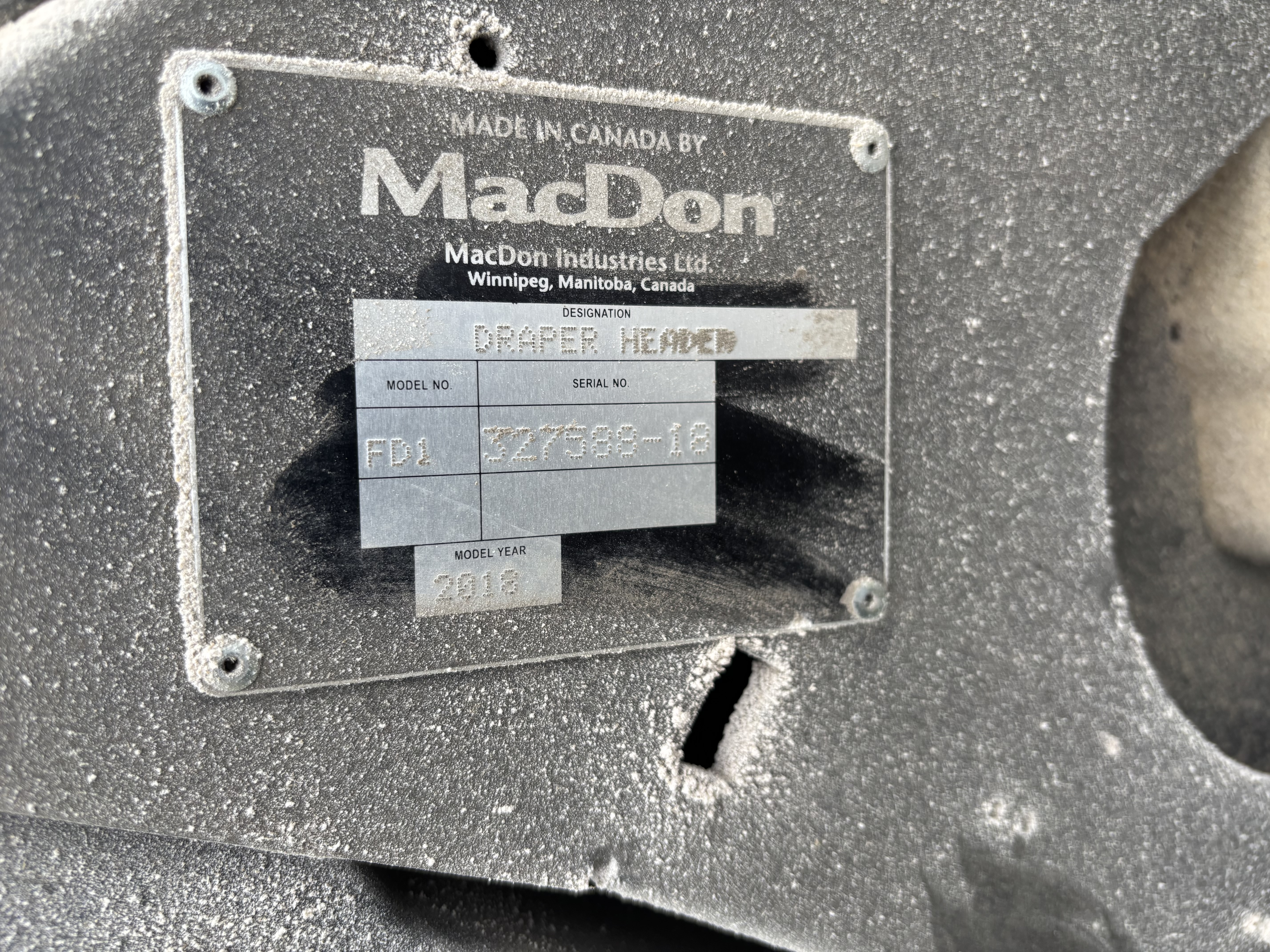 2018 MacDon FD140 Header Draper Flex