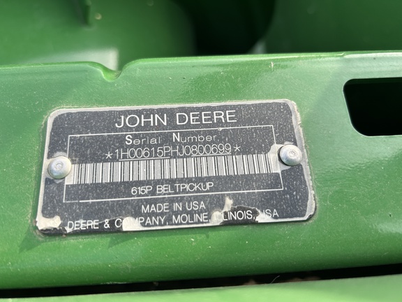 2018 John Deere 615P Header Combine