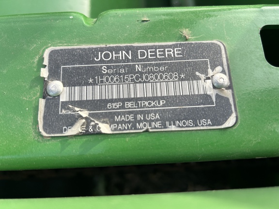 2018 John Deere 615P Header Combine