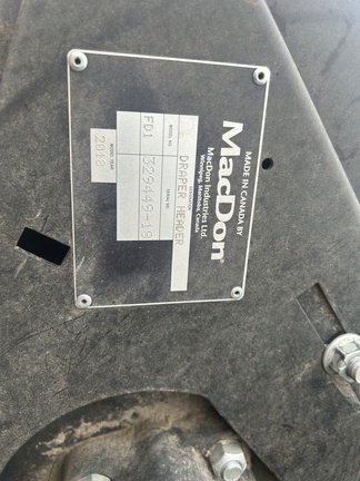 2018 MacDon FD140 Header Combine