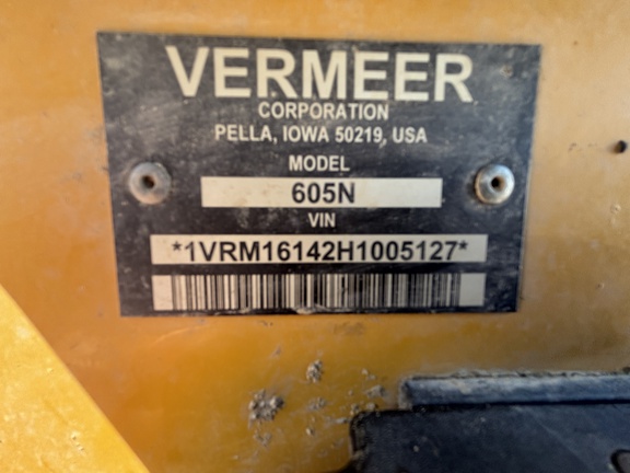2015 Vermeer 605N Baler/Round