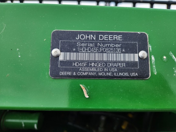 2023 John Deere HD45F Header Combine