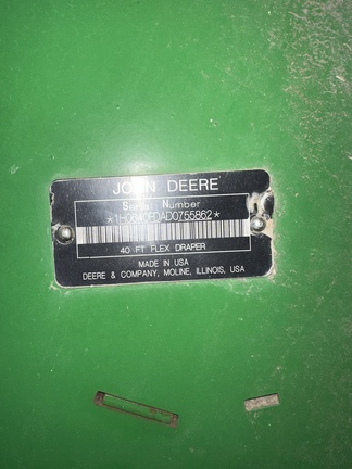 2013 John Deere 640FD Header Combine