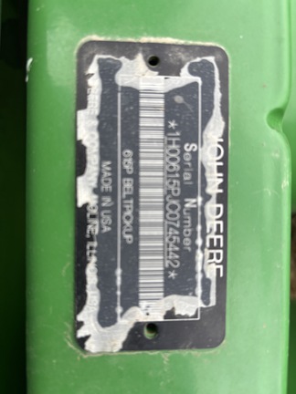 2012 John Deere 615P Header Combine