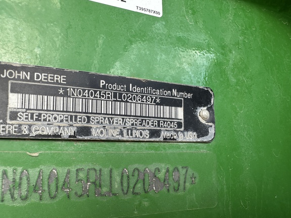 2020 John Deere R4045 Sprayer/High Clearance