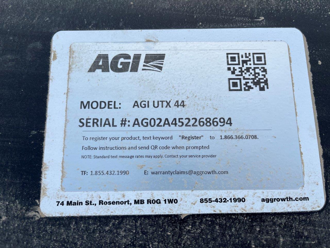 2022 AGI UTX44 Grain Auger