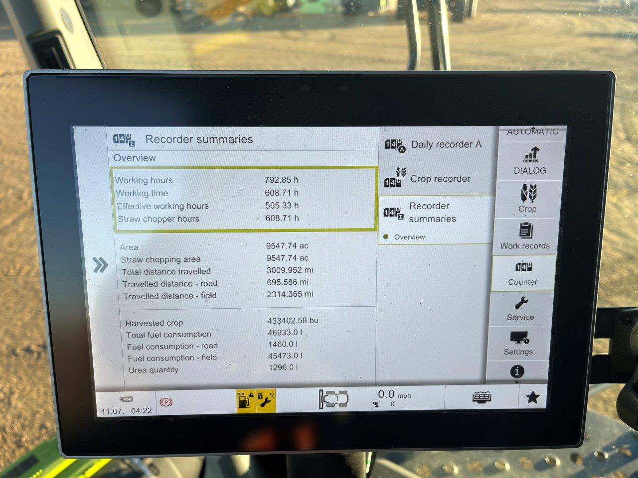 2022 CLAAS 8700TT Combine