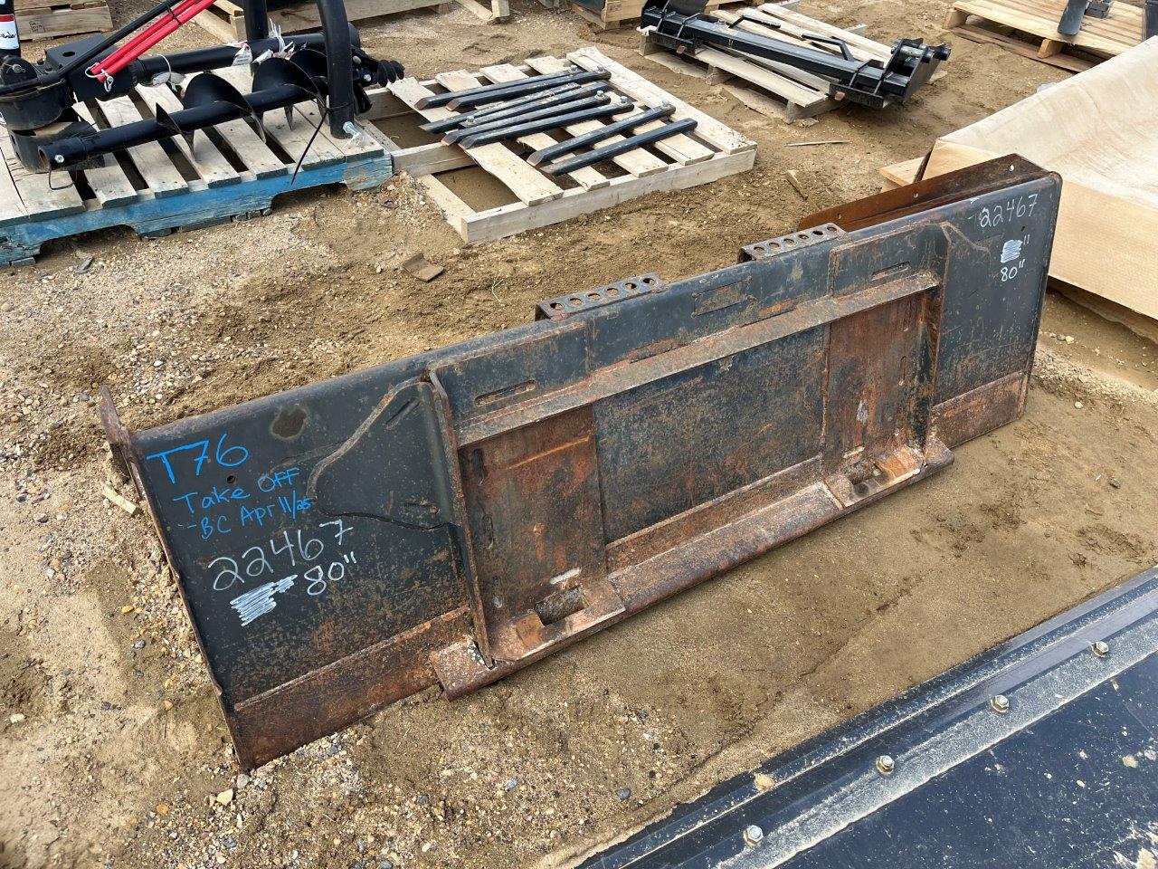 Bobcat 80" HD C/I 6726344 S/S Bucket