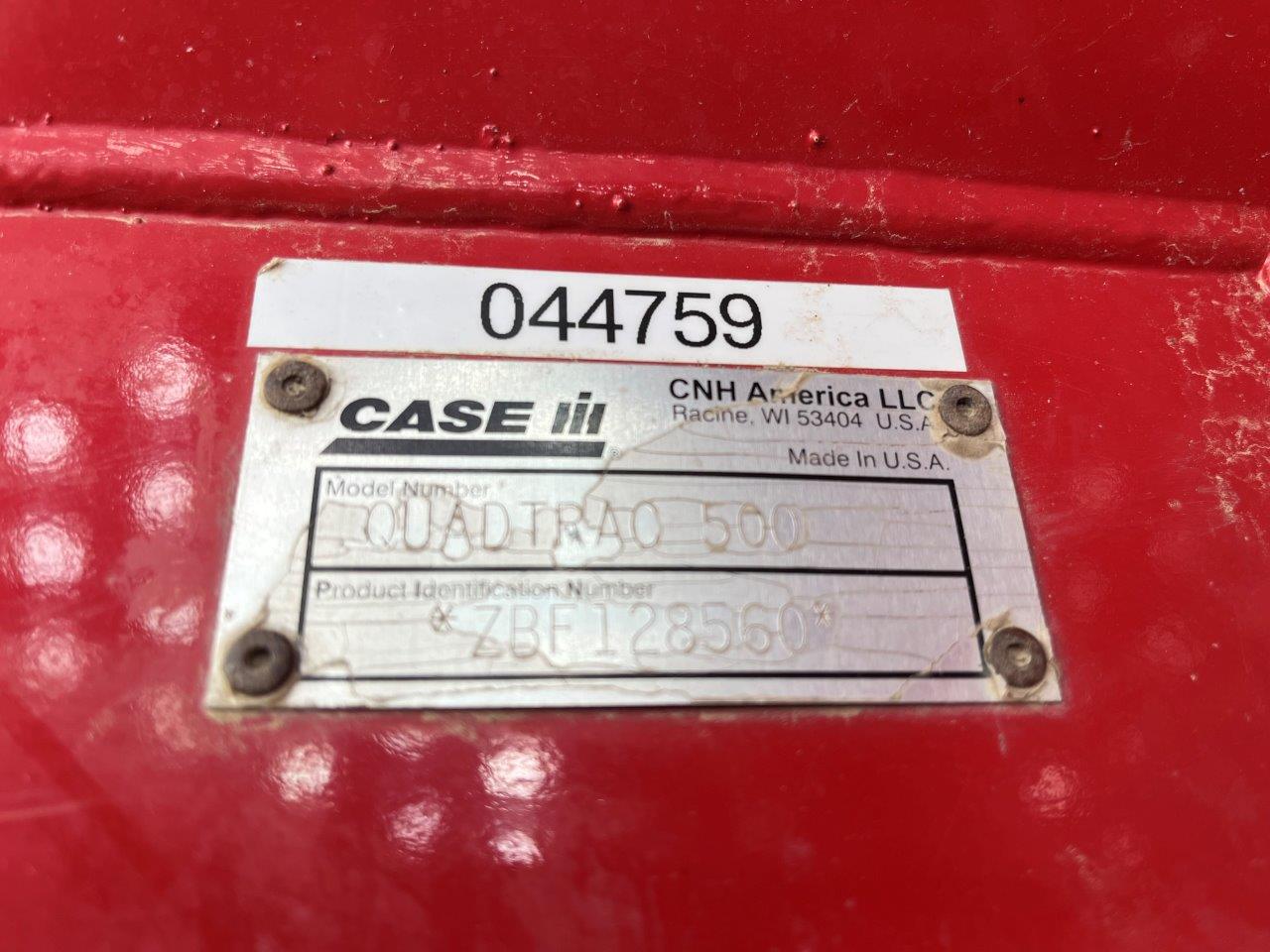 2012 Case IH Steiger 500 Quadtrac Tractor