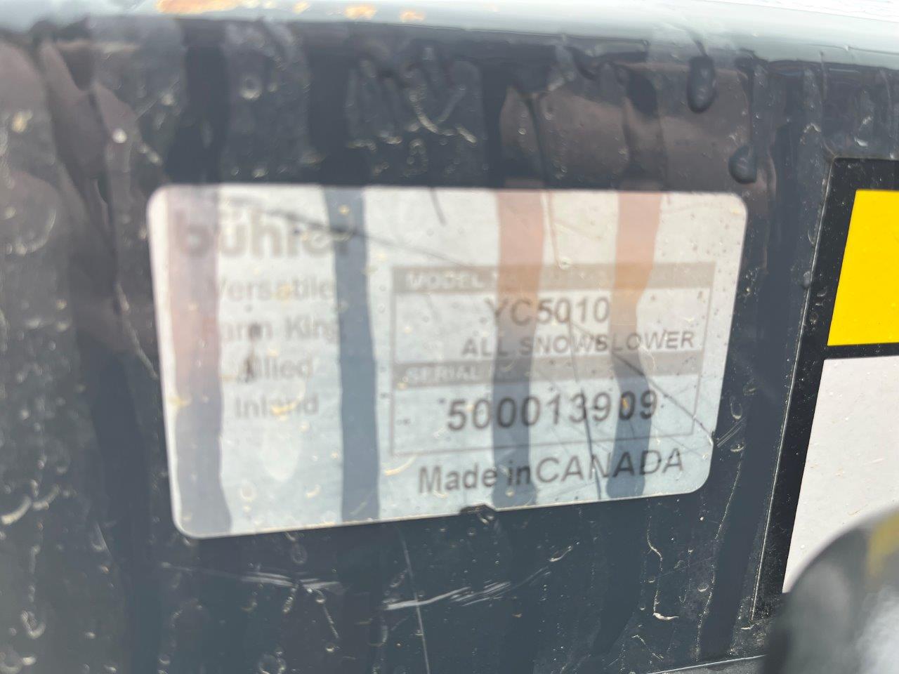 2008 New Holland T1030 w/ Buhler Allied 5010 Snowblower Tractor