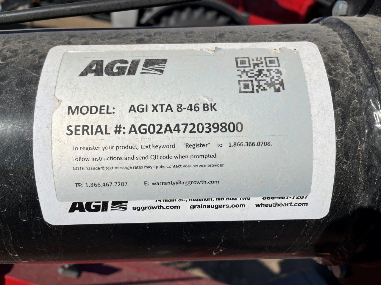 2020 AGI XTA8-46 Grain Auger
