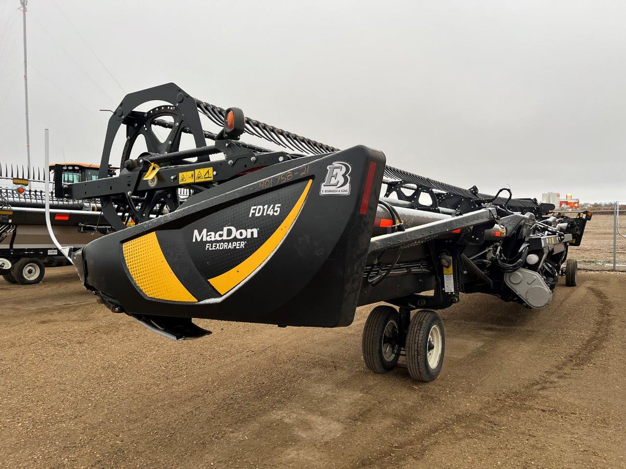 2021 MacDon FD145 DK JD-21 Header Draper Flex