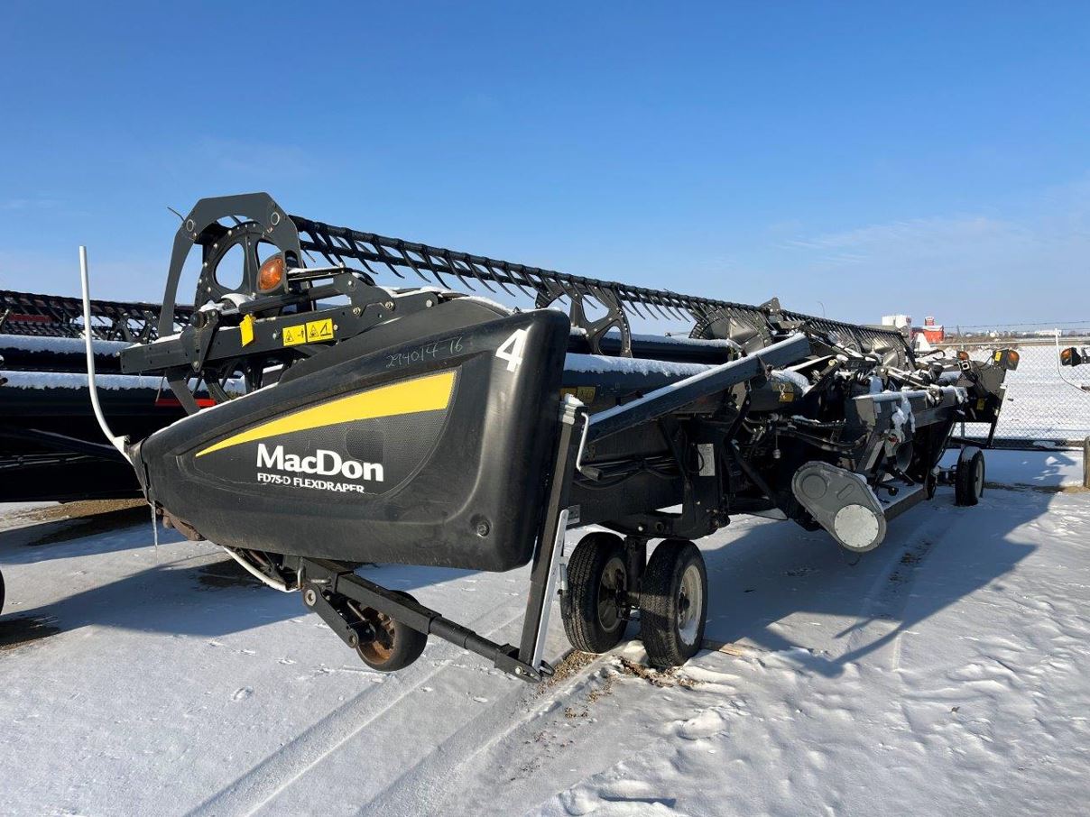 2016 MacDon FD75-35 SK CNH-21 Header Combine