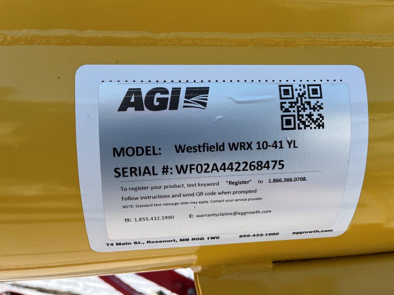 2022 Westfield WRX10-41 Grain Auger