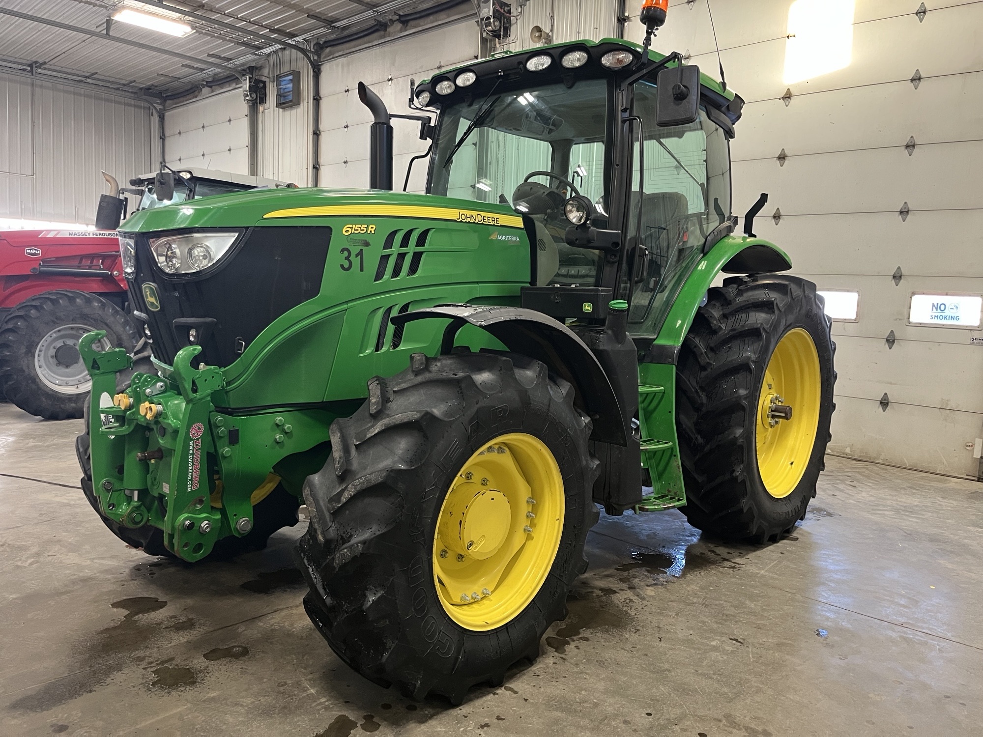 2017 John Deere 6155R Tractor