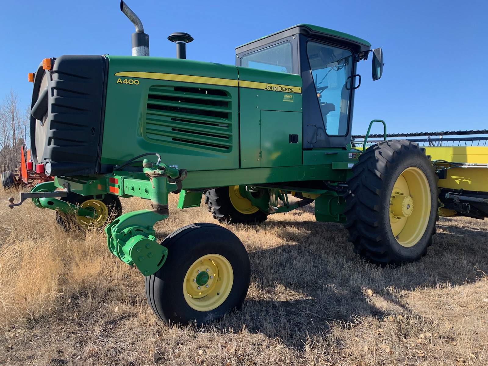2011 John Deere A400 Swather For Sale In Weyburn Sk Ironsearch 0357