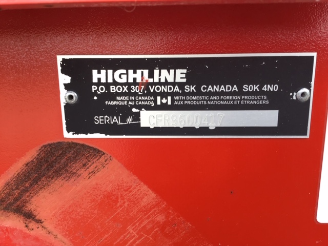 2017 Highline CFR960 Bale Processor