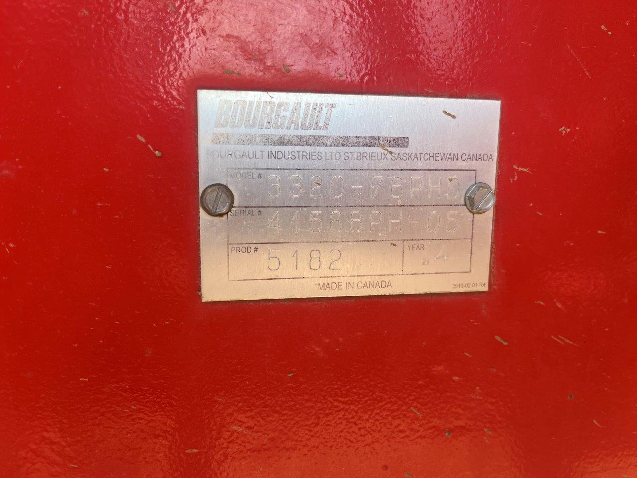 2014 Bourgault 3320QDA 76'10" Air Drill