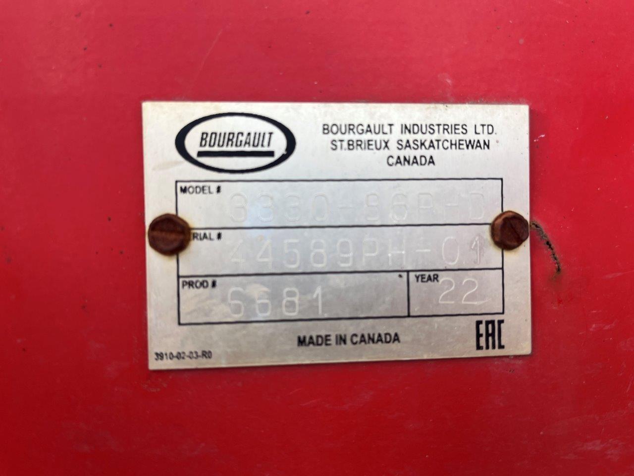 2022 Bourgault 3330SE 86'10" w 91300 Air Drill