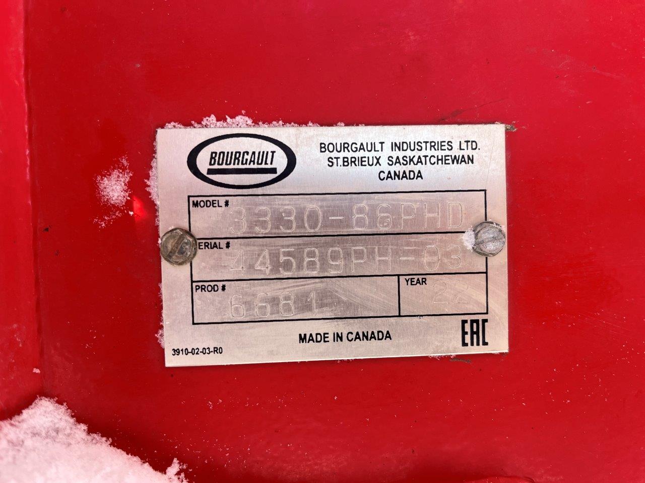 2022 Bourgault 3330SE 86'10" w 91300 Air Drill