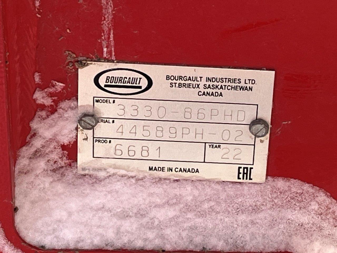 2022 Bourgault 3330SE 86'10" w 91300 Air Drill