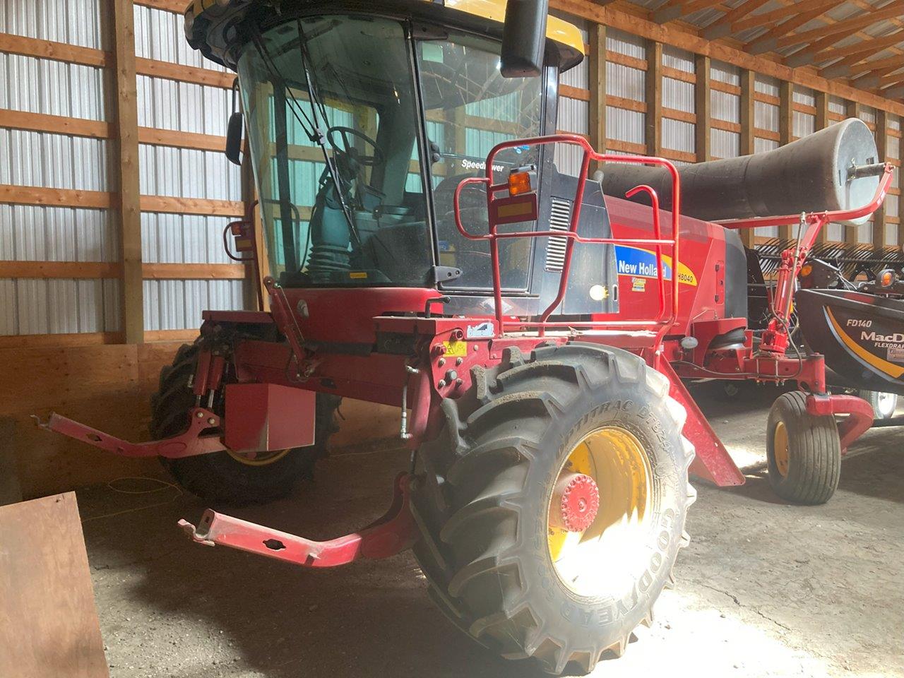 2013 New Holland H8040 w/ HB36 Windrower