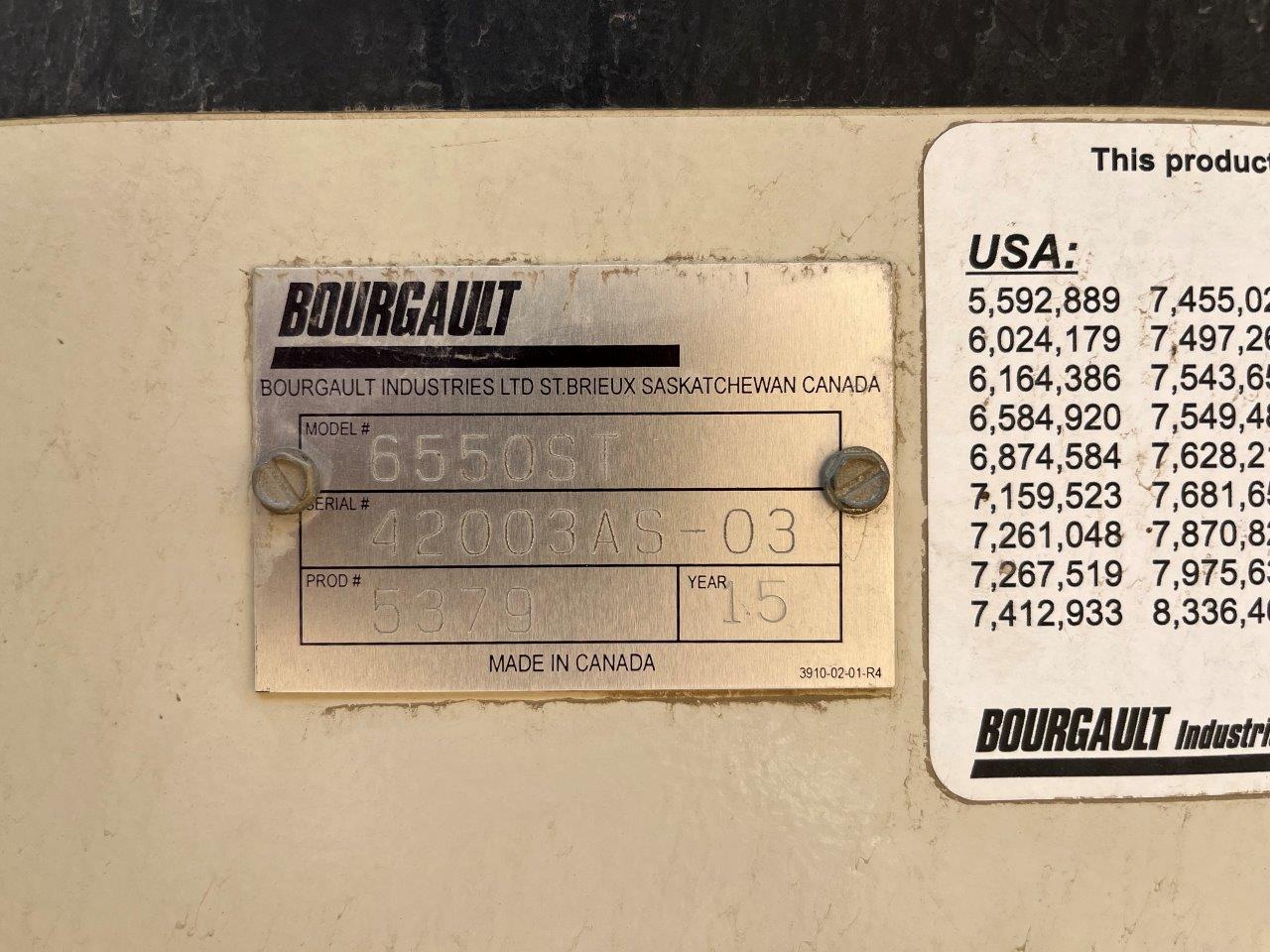 2015 Bourgault 3320QDA 66'10" w/ 6550ST Air Drill