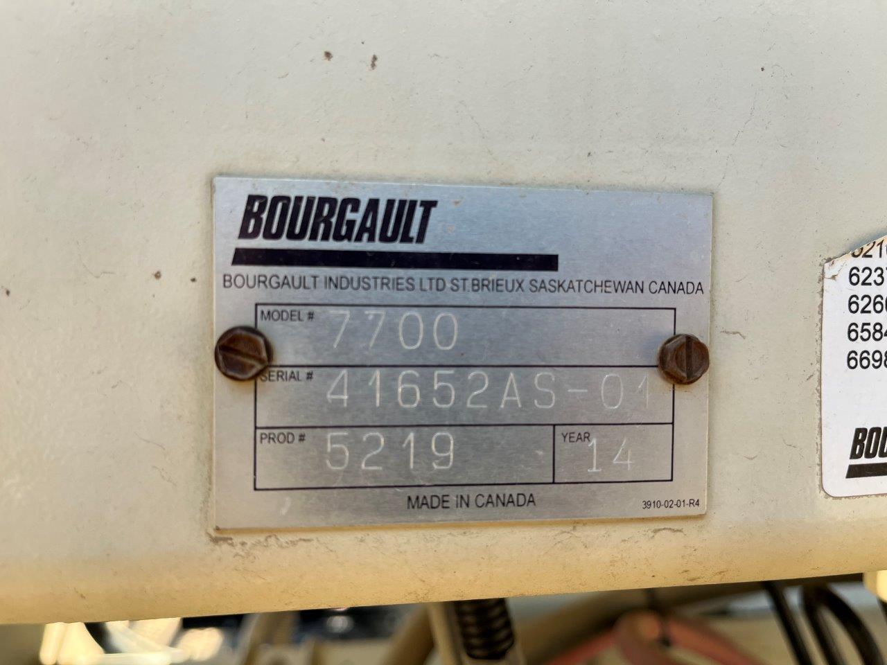 2014 Bourgault 7700 Air Tank/Cart