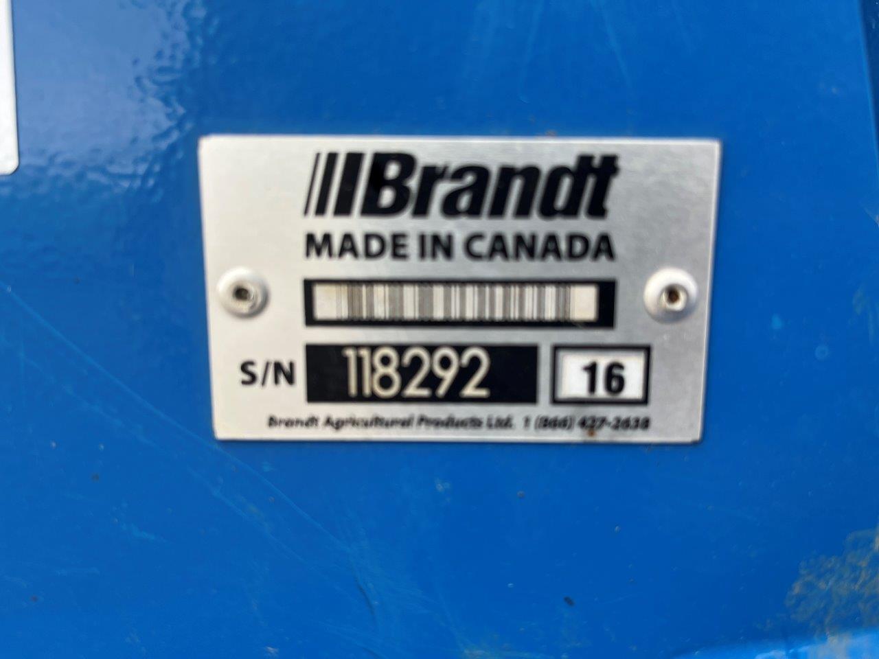 2016 Brandt 1020XR Grain Cart