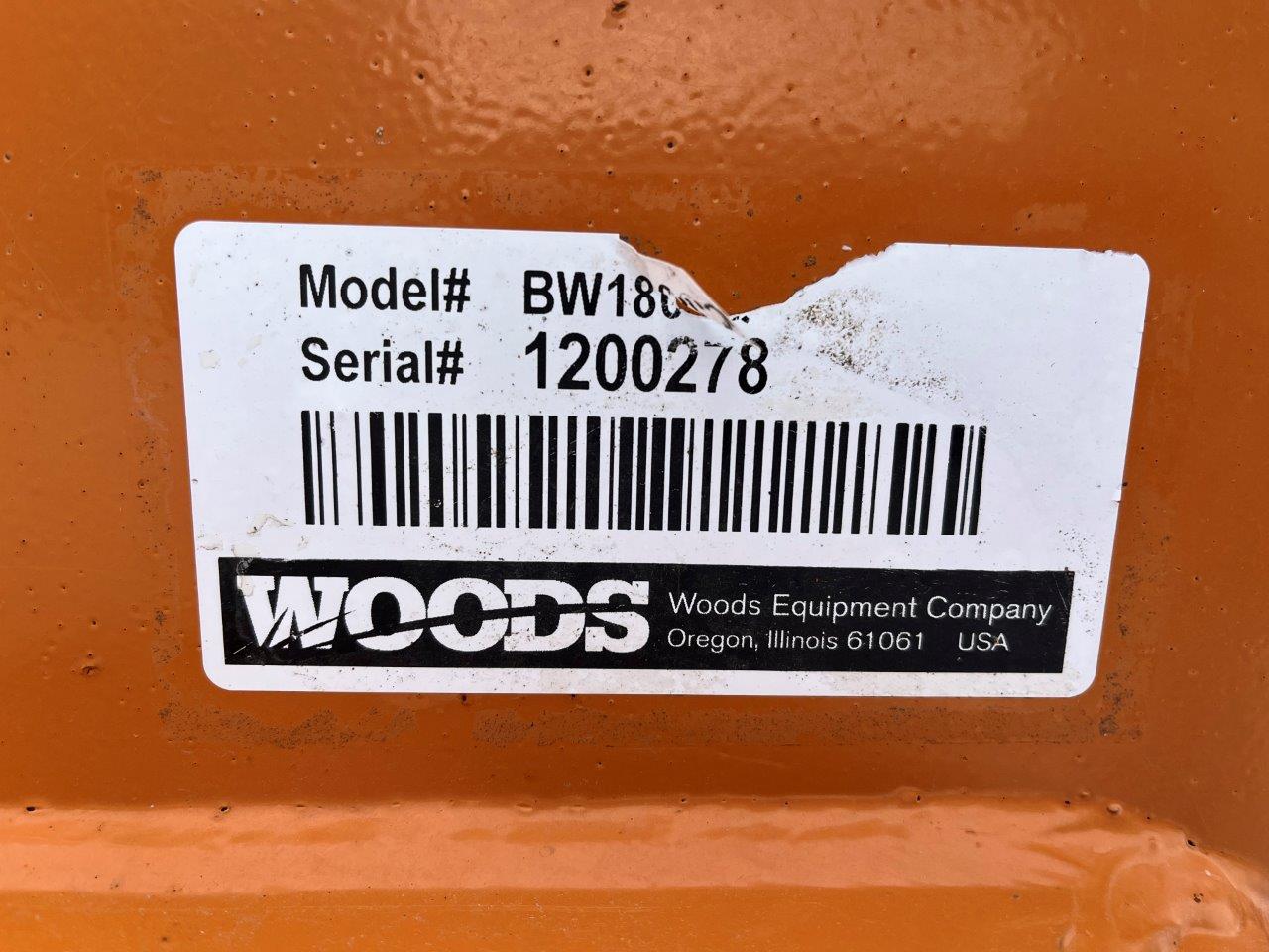 2012 Woods BW1800QW Mower/Rotary Cutter