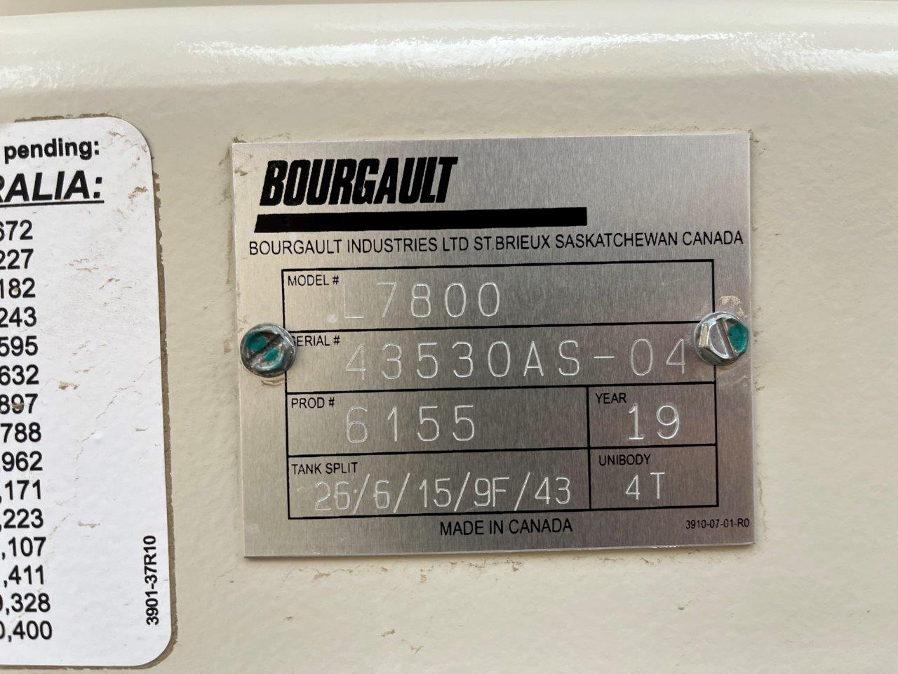 2019 Bourgault 3320QDA 76'12" w/ L7800 Air Drill