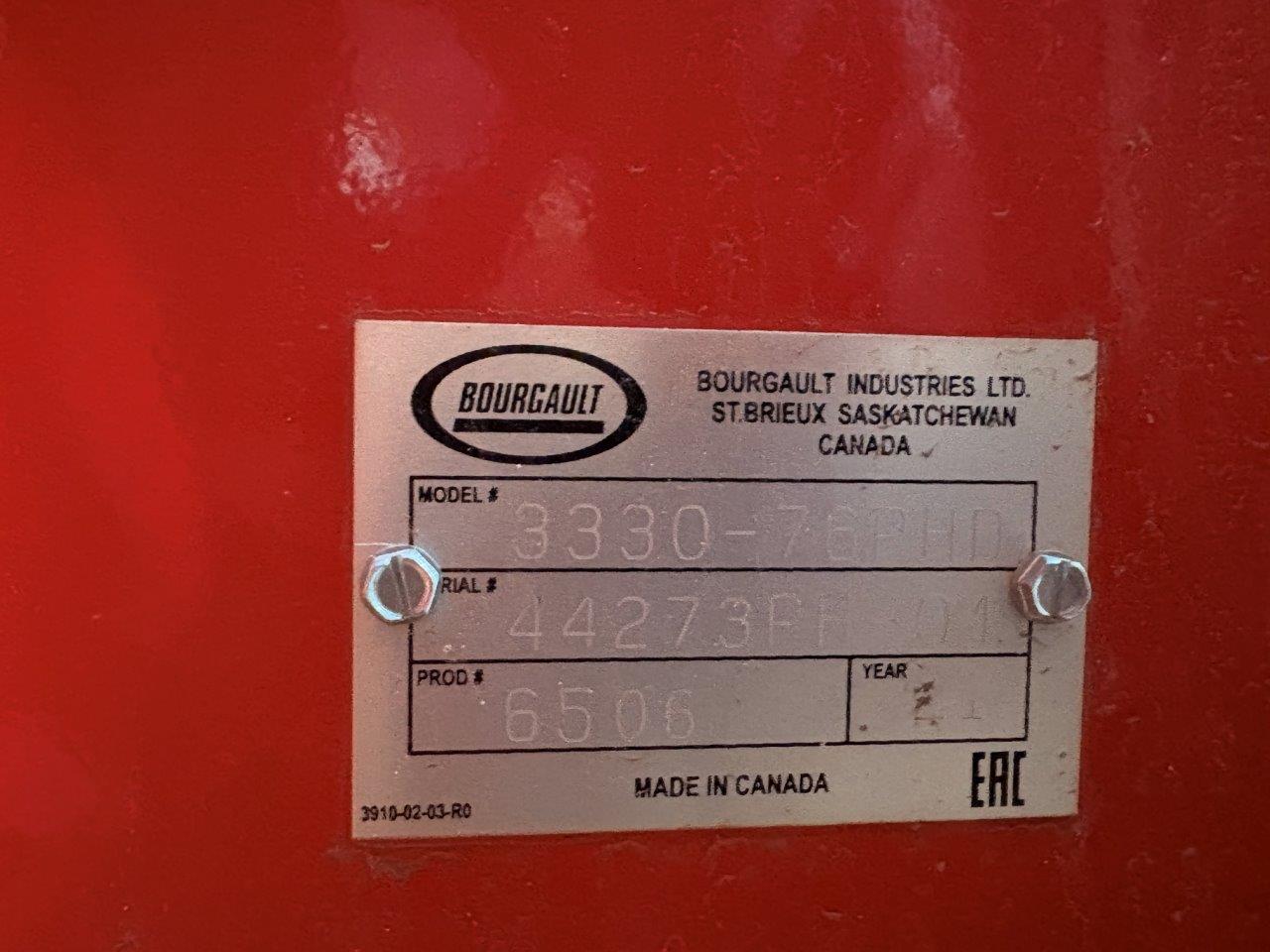 2021 Bourgault 3330 SE PLX 76'12" w/ 9950 Air Drill