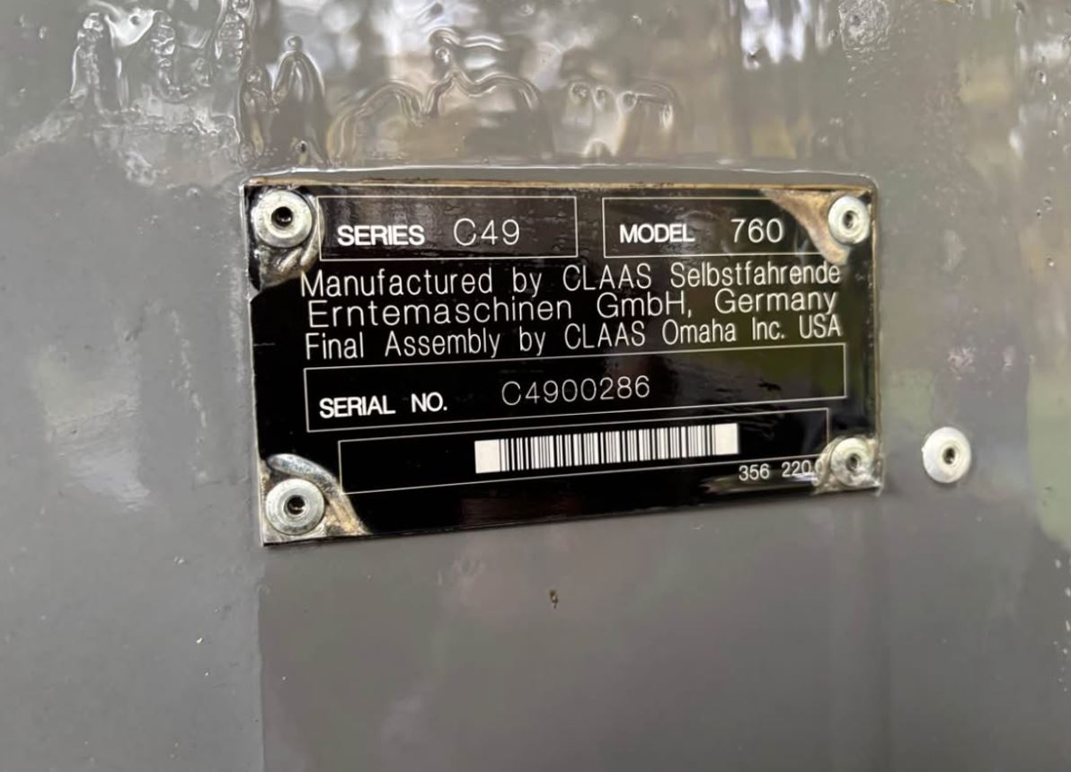 2012 CLAAS Lexion 760 Combine
