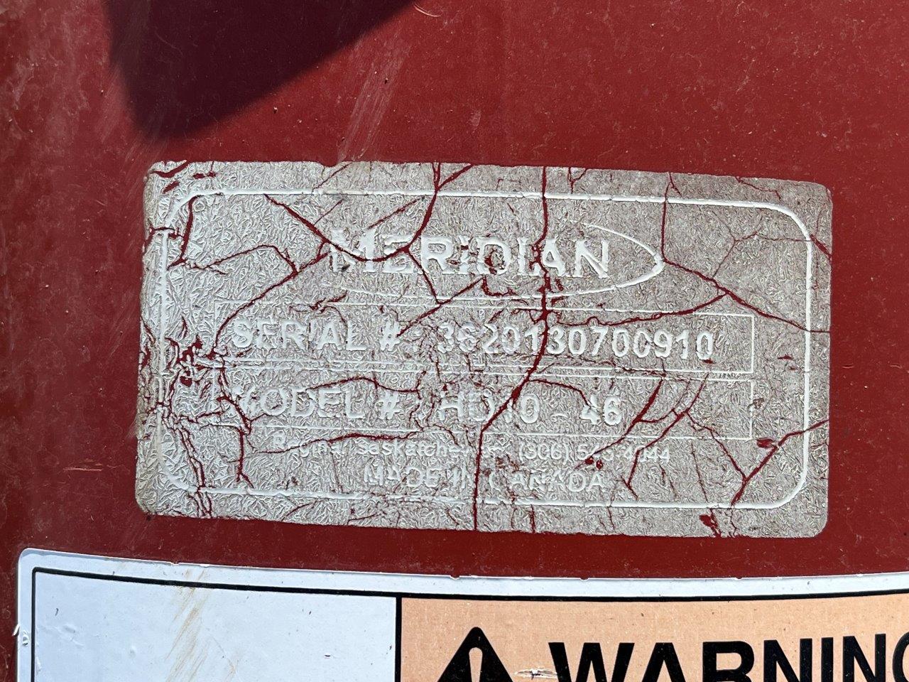 2013 Meridian HD10-46 Grain Auger